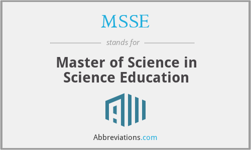 how to write master of science in education